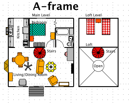 A Frame House Plans. An Unfurnished A-Frame House