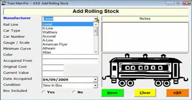 Add Rolling Stock