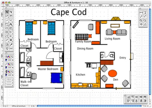 Screenshot of MacDraft Personal Edition