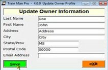 Update Owner Information