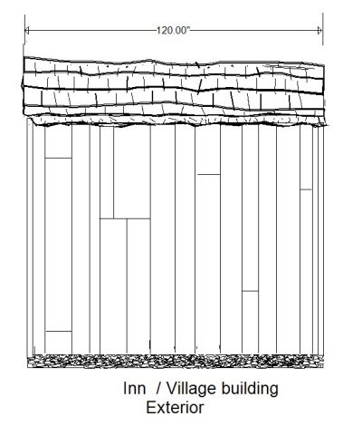 Inn / village building exterior