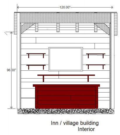 Inn / village building interior